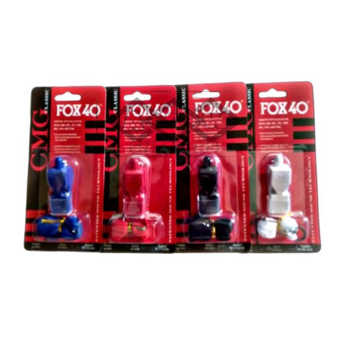 Pluit FOX40 + tali peluit wasit / Pluit olahraga / Pluit Pramuka / Pluit badminton / Pluit fox