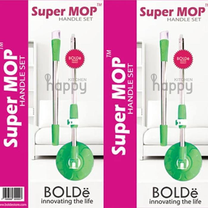 Refill Handle Set Bolde Super Mop Tongkat Pel Gagang Pel Bolde Super Mop