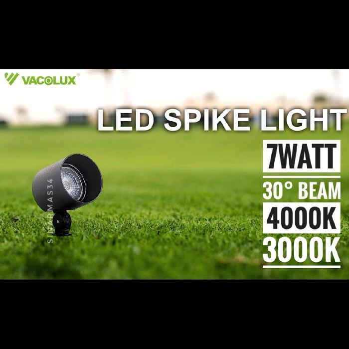 TERMURAH LampuSorotTaman7watt VACOLUX 4000K 3000K 3000kSpotlight7wLEDOutdoorIndoorSpike GardenLamp