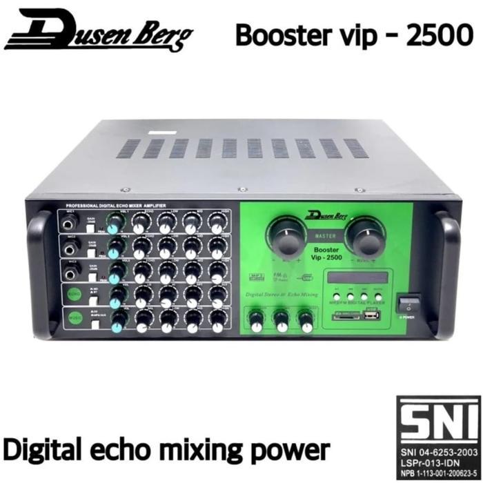 Amplifier Dusenberg Booster VIP 2500 KARAOKE BLUETOOTH USB SMART TV