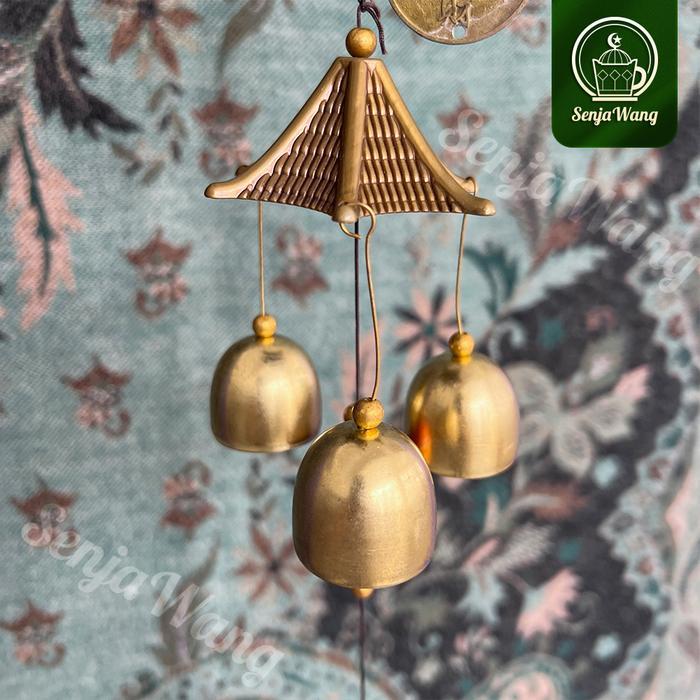Lonceng Angin Copper Antique Windchime Wall Hanging Home Decor Decoration Lonceng Tembaga Antik