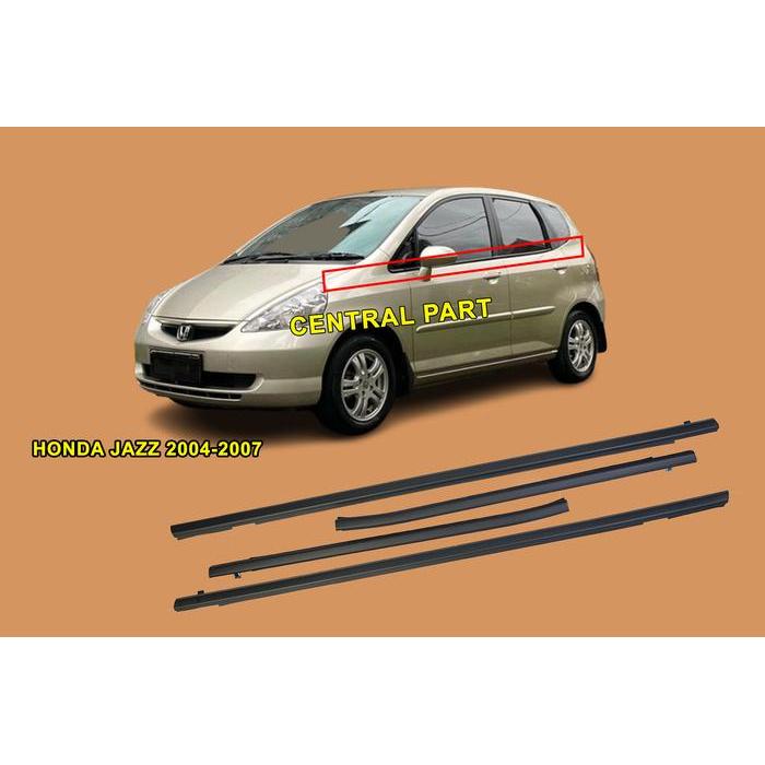 pelipit karet kaca list kaca luar depan jazz gd3 2004 2005 2006 2007