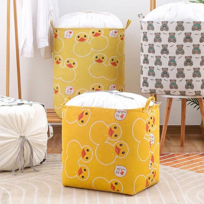 Keranjang Penyimpanan Pakaian Tempat Penyimpanan Mainan Selimut Kamar Tidur Penyimpanan Pakaian