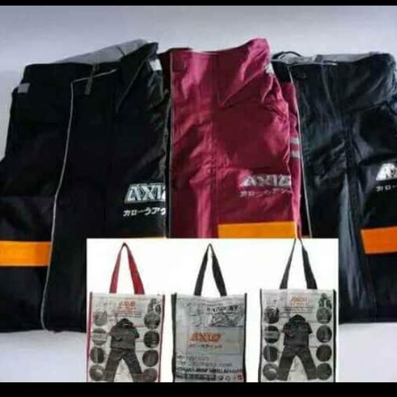 Jas Hujan Axio 882 ORIGINAL/Raincoat Axio Import/Mantel Hujan Axio