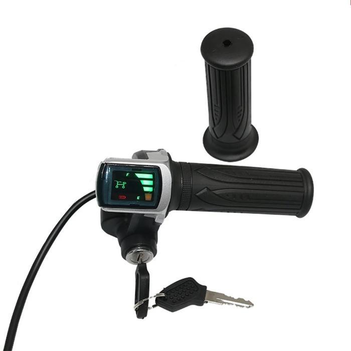 Handle Gas 36/48V Dyu D1 Throttle F-Wheel Kabel Gas Scooter Listrik Sepeda Listrik Skuter Elektrik