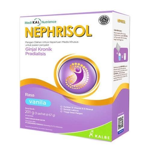 Nephrisol kemasan 201 gram Kalbe/Susu Bubuk Nephrisol 201 gr Susu