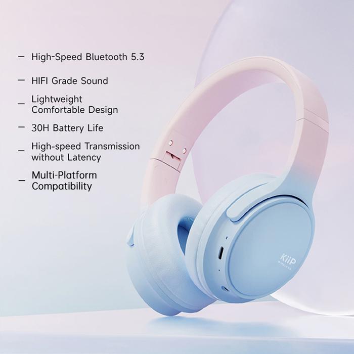 KiiP - Headphone - TH60 Headphone Bluetooth Wireless Headset