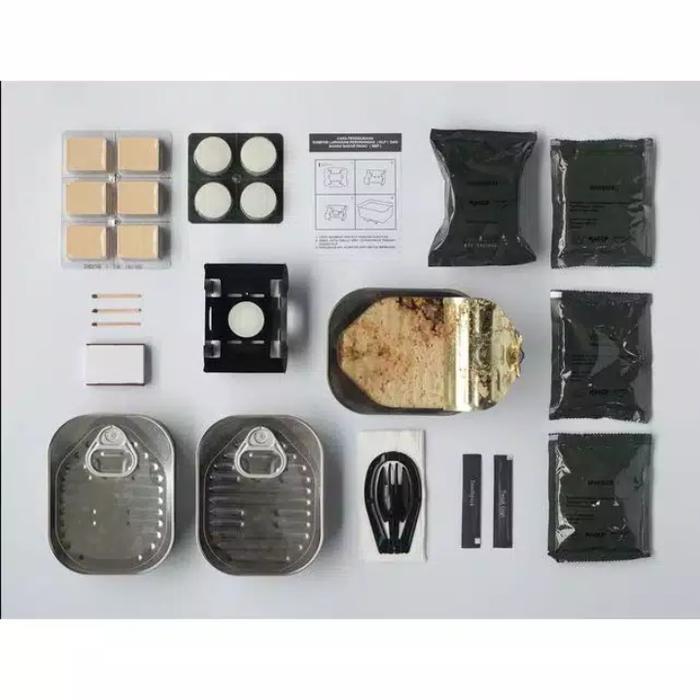 RANSUM TENTARA TNI T2SP KALENG SURVIVAL FOOD EMERGENCY MAKANAN ENAK
