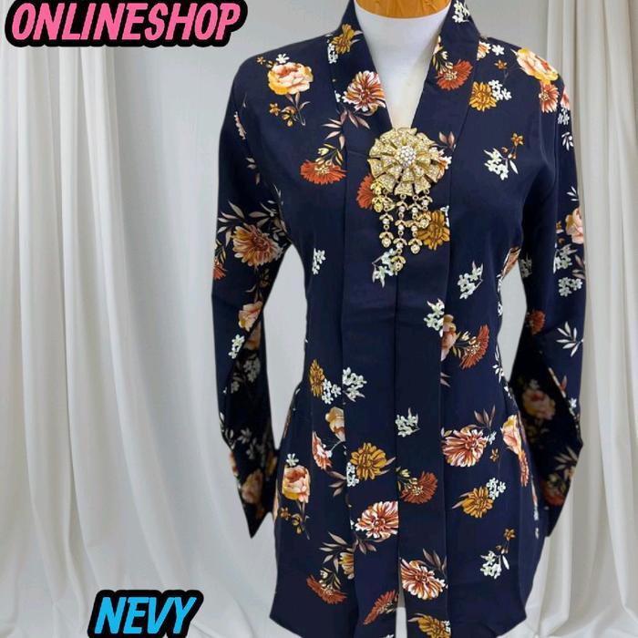 Atasan Kebaya Motif Bunga Kebaya Encim Kartini Jumbo Mewah Kebaya Ld. 130