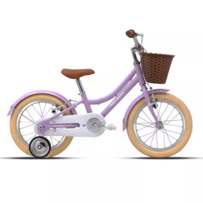 Sepeda Anak Perempuan Polygon Alice 16 inch Alumunium - Purple