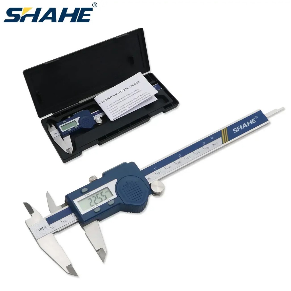 SHAHE Digital Vernier CalipersElectronic Vernier Caliper 150 mm Micrometer Steel Vernier Caliper