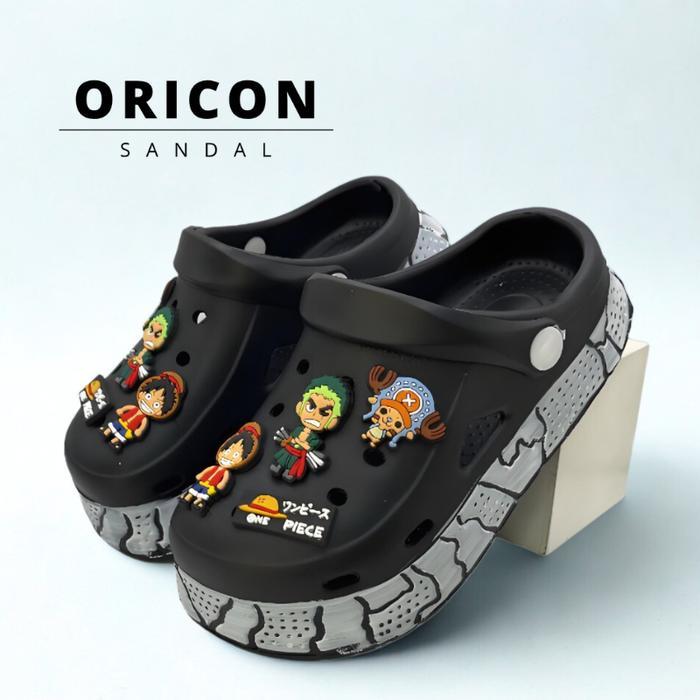 Bata Kiddora - Sandal Baim Anak Cowok Cewek One Piece Double Sol Terbaru Sandal Baim Karet