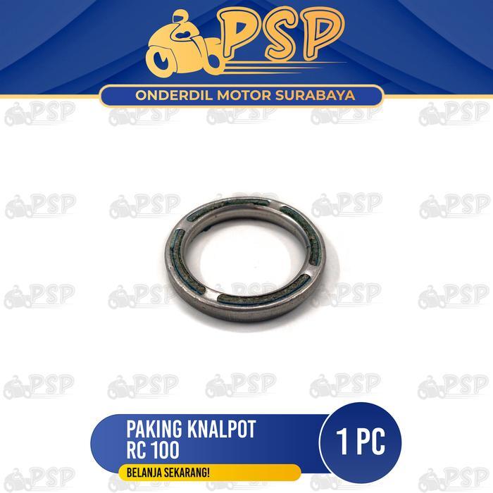 PAKING KNALPOT RC 100 - PACKING ASBES GASKET EXH PIPE KENALPOT KNALPOT SUZUKI CRYSTAL RC80 RC100