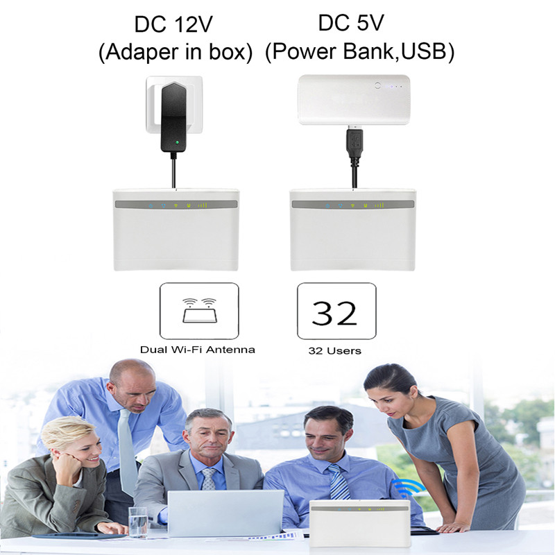 . Computers Lte Cpe Mobile Wireless Networking Modem Sim Card Router 4G -