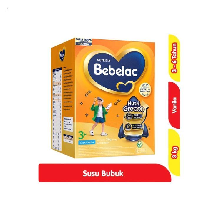 Bebelac 3+ / 4 Madu Vanilla 3000Gr 3Kg
