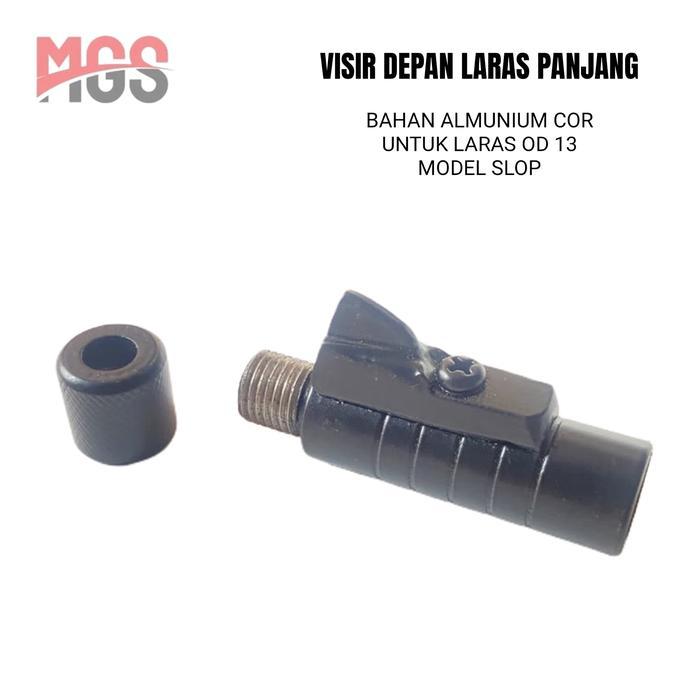 Visir depan laras panjang almunium - Pisir depan laras panjang