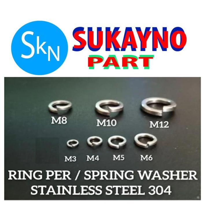 Ring Per Stainless M3 - M24 / Spring Washer Plate STainles 304