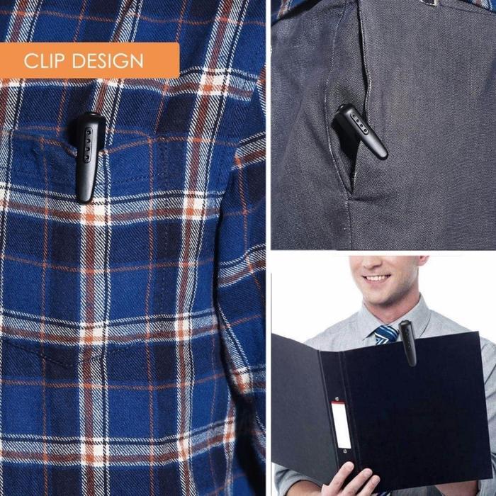 PENA KAMERA PENGINTAI SPY CAMERA BENTUK PULPEN CLIP 1080P - T189