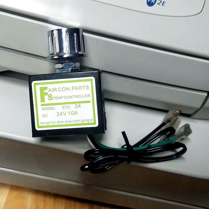 THERMOSTAT ELEKTRIK AC MOBIL 12 VOLT SENSOR SUHU DIGITAL PRESISI TINGGI & AWET