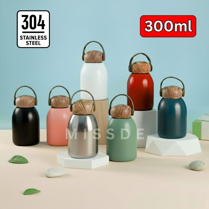 ID BOTOL MINUM TUMBLER 300ML STAINLESS STEEL / BOTOL MINI KOPI MOKA / TUMBLER TRAVEL