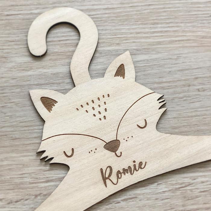 Wooden Hanger Baby Baby Decor Sign Hanger Kayu Musang