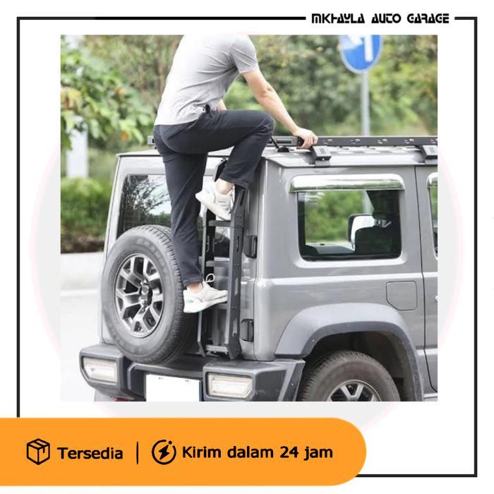 Gercep Tangga Roof Rack Belakang Suzuki New Jimny Jb64 Jb74 / Sj410 Katana Terlaris