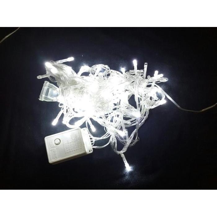 SALE Lampu tumblr white - lampu cabe putih - lampu natal led putih white Termurah