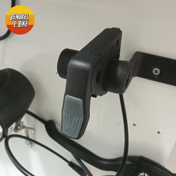 Thumb Throttle Slim E Bike kit Sepeda Listrik, Socket Waterproof