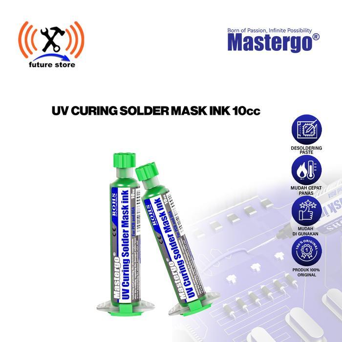 MASTERGO SOLDER MASK INK MG10 - SOLDER MASK INK MASTERGO MG-G10 ORIGINAL - UV CURING SOLDER MASK INK