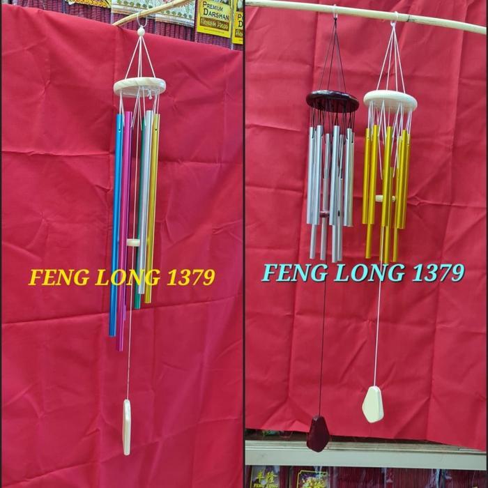Feng Ling Lonceng Angin Genta Angin Wind Chime Fung Ling Seri pipa