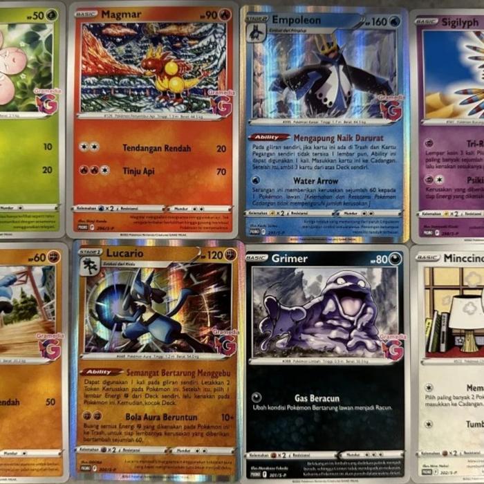 pokemon tcg indonesia promo gramedia komplit set