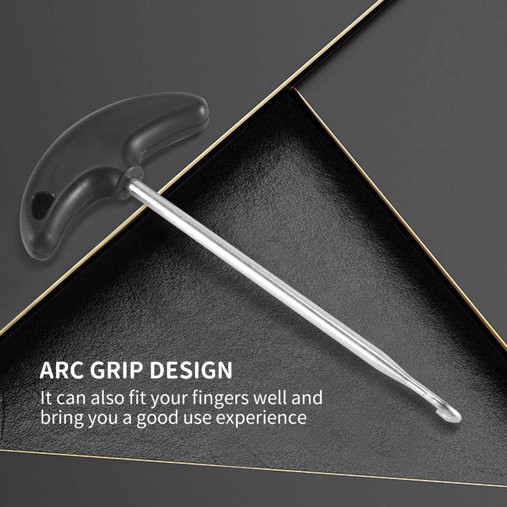2Pcs Stainless Steel Hockey Skate Tightener Skate Key Tool Shoe Lace Puller Ice Roller Skate Tool