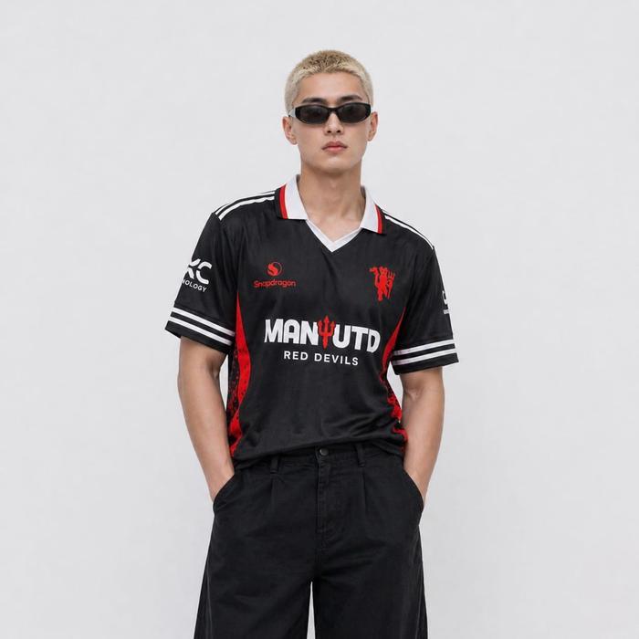 Jersey retro Fantasy Manchester United / Jersey Retro MU / Jersey Band / Jersey Vintage MU