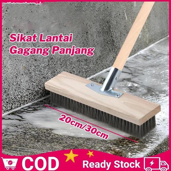 20/30cm Sikat kawat stainless steel pegangan panjang kawat baja sikat pencucian lantai sikat