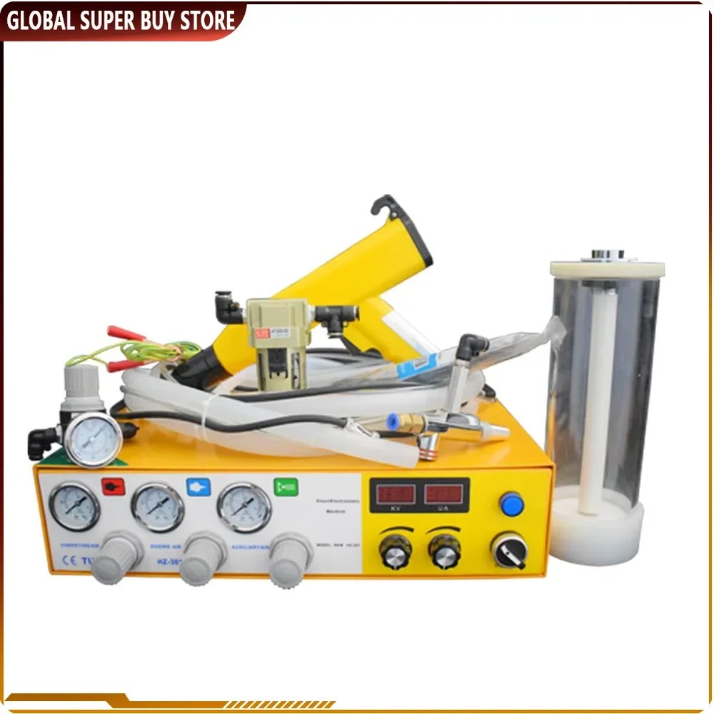 . Portable Powder Coating Paint Digital Electrostatic Powder Coating System Machine Kits -