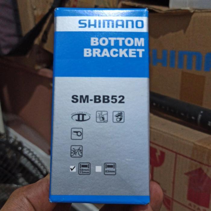 BB Shimano HTII Untuk Crank XT SLX Deore Alivio Acera