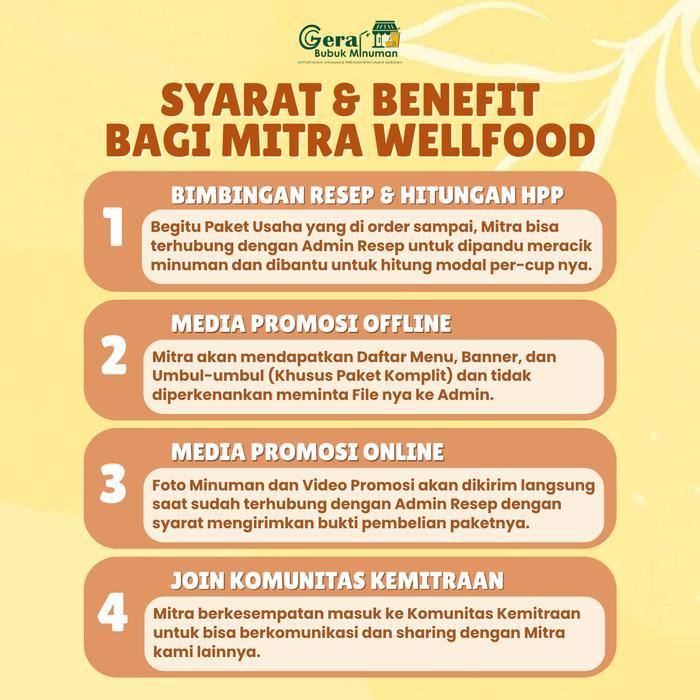 WELLJOY - FRANCHISE ES PERMEN KARET - PAKET HEMAT