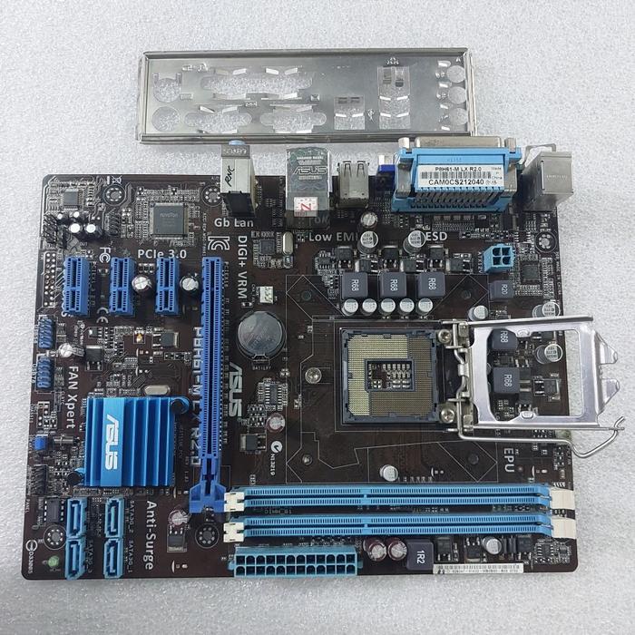 Mainboard h61 asus P8H61-MLX R2.0 ddr3 socket 1155 murah motherboard Gen 2 & 3 ASUS H61 second