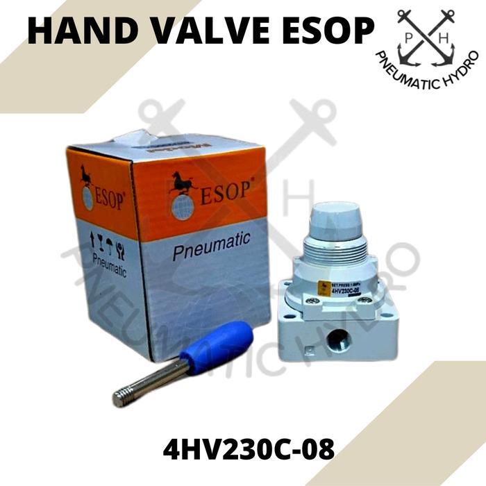 HAND VALVE PNEUMATIC 1/4 ESOP 4HV230C-08 READY
