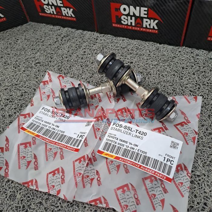 LINK STABIL STABILIZER FRONT SWAY BAR MERK F-ONE SHARK FOS YARIS 2014 - ON / VIOS 2013 - ON / ETIOS