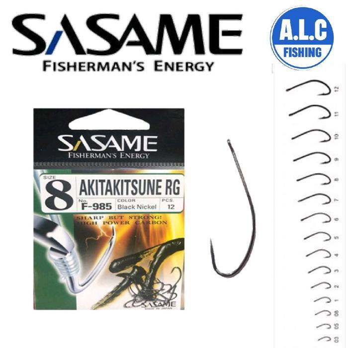 Kail Sasame Akitakitsune RG no 0,3 0,5 Hook Pancing Kitsune Ring micro fishing kuat tajam