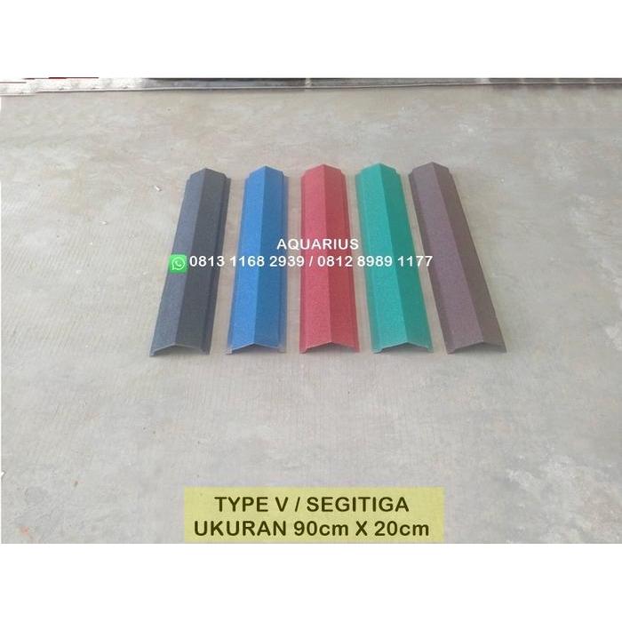 "New" ATAP NOK GENTENG METAL PASIR WUWUNGAN / KERPUS TYPE Y