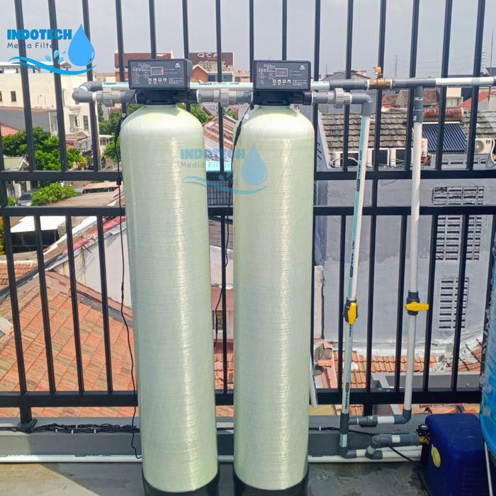 canaicoseller Filter Air Sumur Bor/ Filter Air Zat Besi/ Penyaringan Air Berbau dan Kuning/ Filter