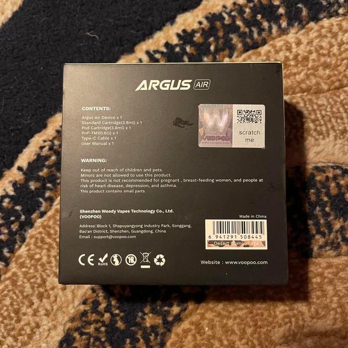 BV ARGUS AIR POD KIT 25W AUTHENTIC BY VOOPOO