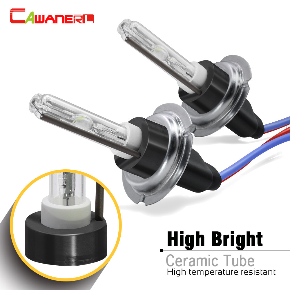 Cawanerl 55W Car HID Xenon Bulb Lamp AC 4300K 6000K 8000K 12V For Auto Headlight Fog Light H1 H3 H7