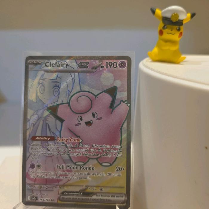 Clefairy Lillie Ex Sr kartu pokemon tcg indo