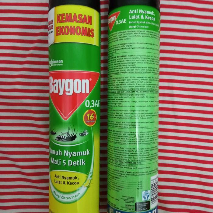 ` Baygon Semprot Citrus Fresh 750 ml