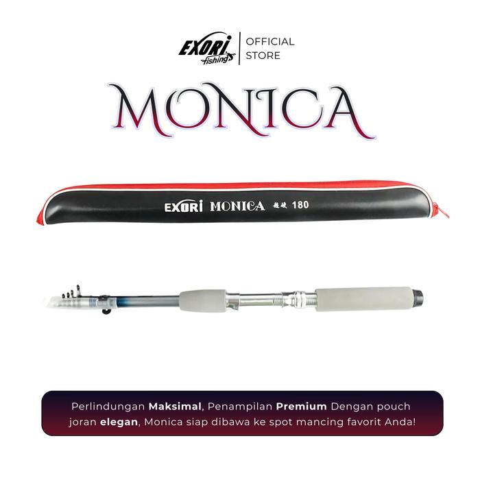 Joran Telescopic Exori Monica 150 S/D 360 Joran Telescopic Rod Carbon Hollow -Gratisongkir