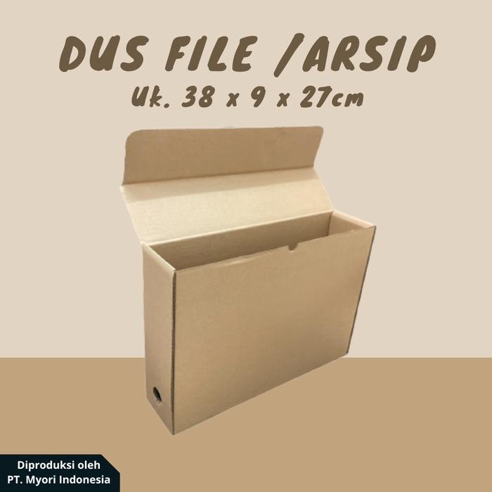 DUS ARSIP / BOX FILE / KARTON ARSIP (UKURAN 38X9X27 CM)