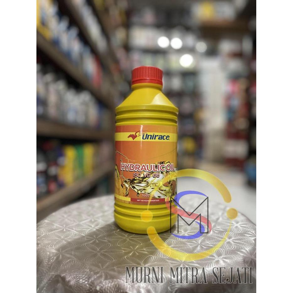 UNIRACE HYDRAULIC OIL 68 ISO VG SAE 10 OLI HIDROLIS HIDROLIK 1 L